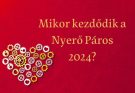 mikor kezdődik a nyerő páros 2024