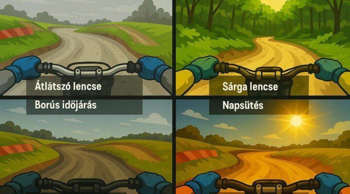 motoros szemüveg színek