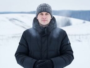 nagyméretű férfi télikabát