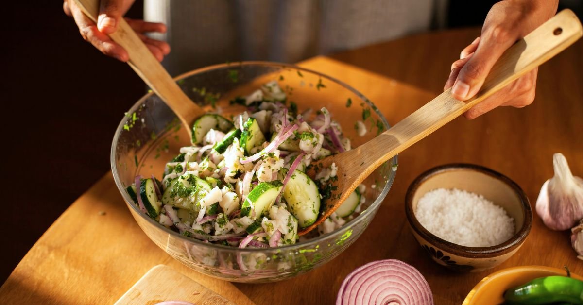 egyszerű saláta alapból